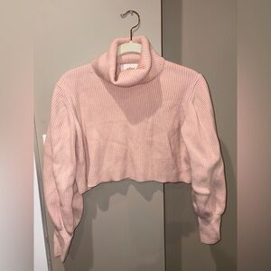 Wilfred Blush Pink Cowl Neck Sweater